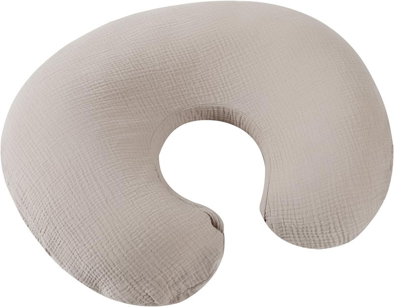 Onacosht Muslin Nursing Pillow Cover - Fog - Image 5